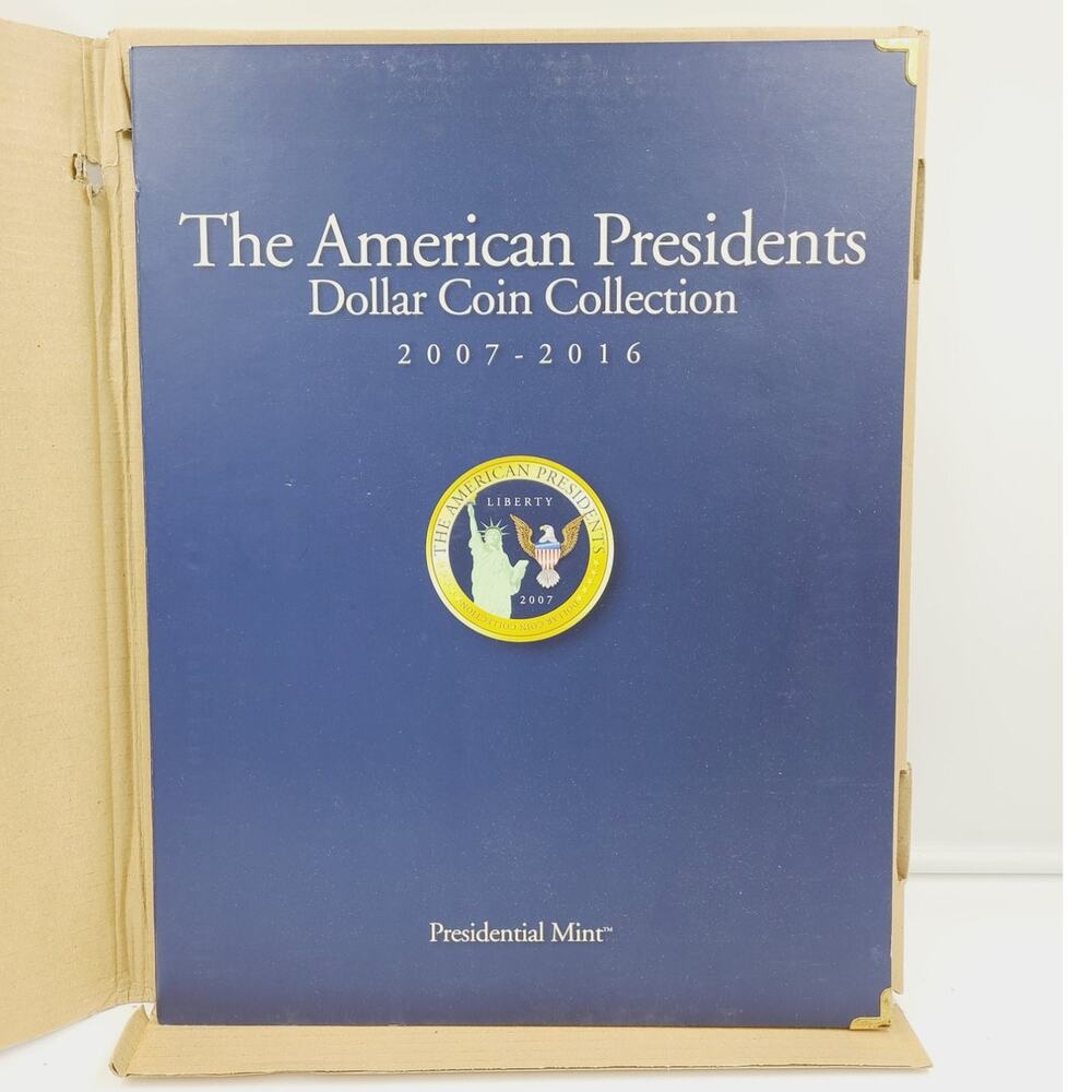 2007-2016 The American Presidents Dollar Coin Collection Book As Seen on TV